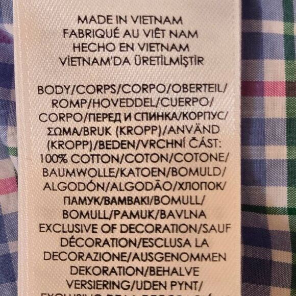 Ralph Lauren Mens Plaid Classic Fit Cotton Button Down Shirt Multicolor Large - Picture 7 of 10